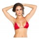 Thin Strap Tri Top - Red- One Size 
