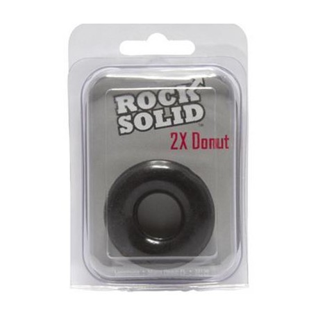 Rock Solid 2x Donut Ring - Black 