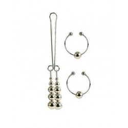 Nipple And Clitoral Non-Piercing Body Jewelry - Silver