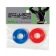 Power Stretch Donuts - 2 Pack - Red and Blue 