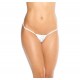 Cover Strap Thong - White - One Size 