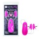 Advanced Vibrating Heated Nipple Teasers - Pink 