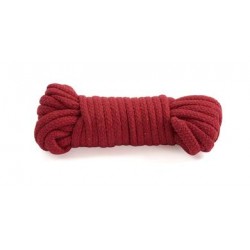 Japanese Style Cotton Bondage Rope - Red