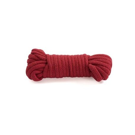 Japanese Style Cotton Bondage Rope - Red