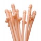 Penis Sipping Straws - Flesh - 10 Pack 