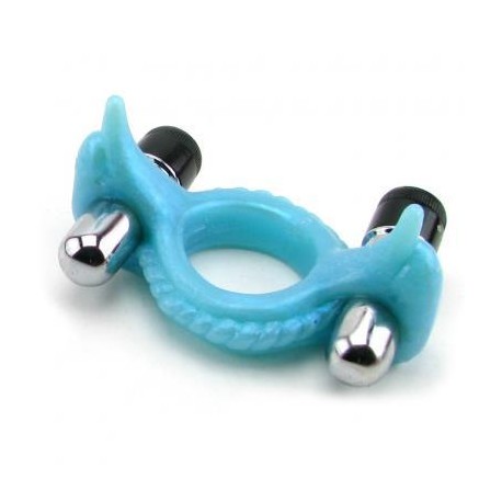 Double Dolphin Vibrating Cock Ring