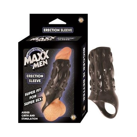 Maxx Men Erection Sleeve - Black 