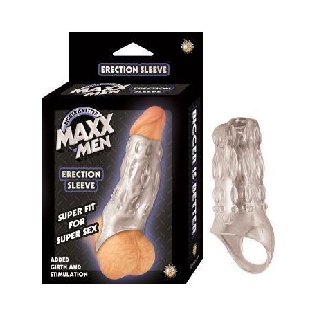 Maxx Men Erection Sleeve - Clear 