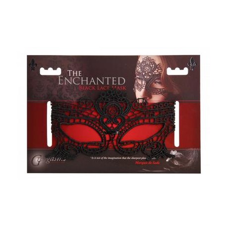 The Enchanted Black Lace Mask 
