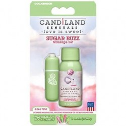 Candiland Sensuals - Sugar Buzz Massage Set - Watermelon Rock Candy