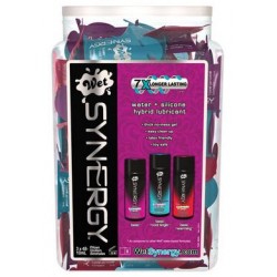 Wet Synergy Hybrid Lubricant - 144 Pc Fishbowl - Assorted 