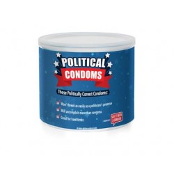 Political Condoms - 40 Piece Jar - Assorted Designs 