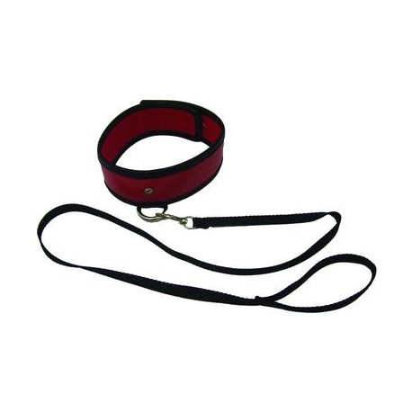 Sex and Mischief Red Leash and Collar 