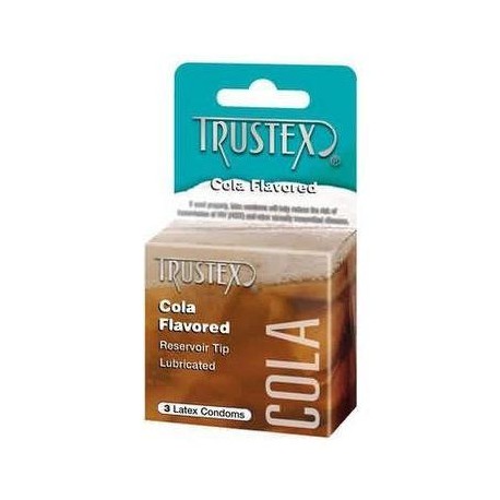 Trustex Cola Lubricated Condoms - 3 Pack