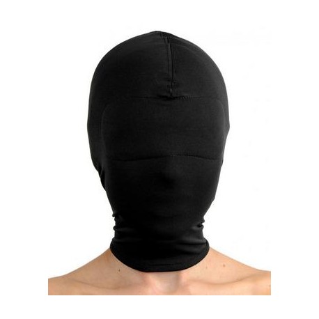 Blackout Breatheable Hood with Padded Blindfold - Black