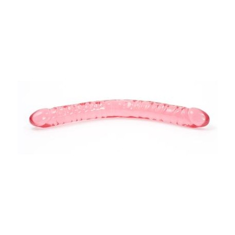 Crystal Jellies Double Dong 18-inch - Pink 