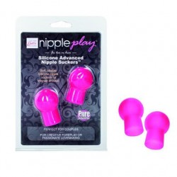 Silicone Advanced Nipple Suckers - Pink 