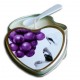 Grape Edible Heart Candle - 4 oz.