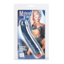 Midnight G-Spot Vibrator 6.75-inch - Blue 