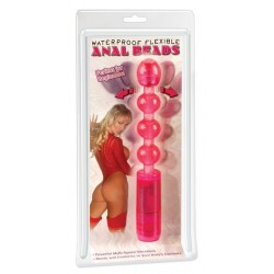 Waterproof Flexible Anal Beads - Pink