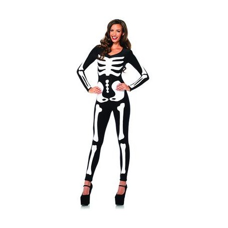 Glow-in-the-dark Skeleton Catsuit - Small 