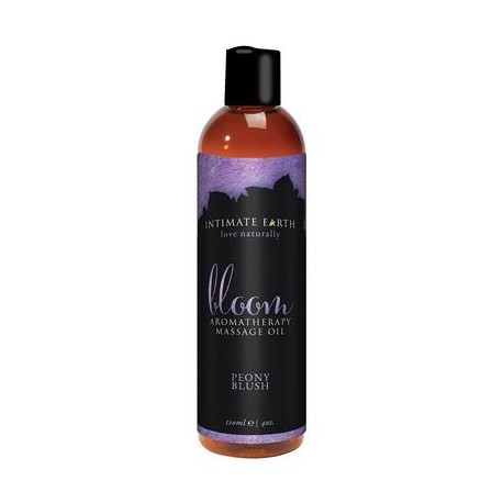 Bloom Aromatherapy Massage Oil Peony Blush - 4 Oz. / 120 Ml 