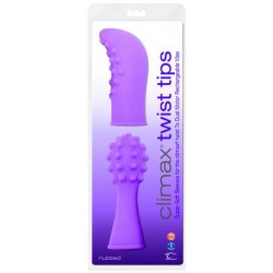 Climax Twist Tips Nubbed Vibrator - Purple 