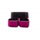Reversible Collar and Wrist Cuffs - Pink 