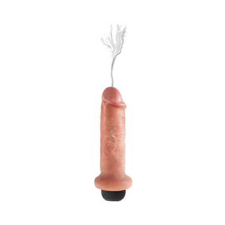 King Cock 6" Squirting Cock - Flesh 