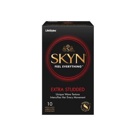 Lifestyles Skyn Extra Studded - 10 Pack 