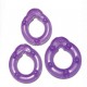 All American Triple Rings - Purple