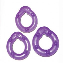 All American Triple Rings - Purple