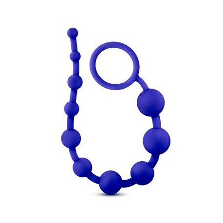 Luxe Silicone 10 Beads - Indigo 
