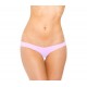 Scrunch Hip Half Back Bikini - Baby Pink - One Size 