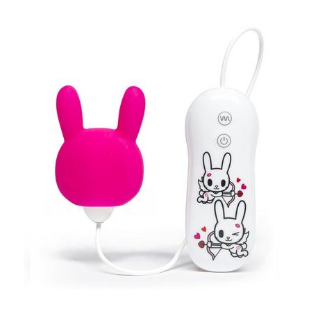 Tokidoki 10 Function Silicone Clitoral Vibrator Honey Bunny - Pink 