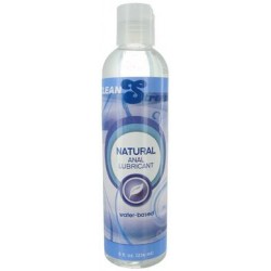 Natural Water-based Anal Lubricant - 8 Oz. 