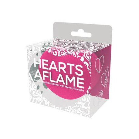 Hearts Aflame Erotic Lovers Bath Bomb 