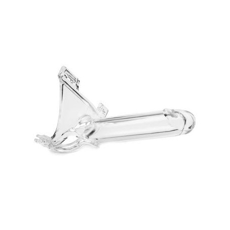 Zoro Knight 6" Hollow Strap- on - Clear 