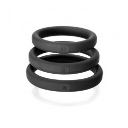Xact- Fit 3 Premium Silicone Rings - 17, 18, 19 
