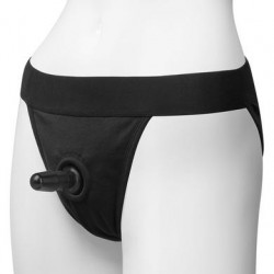 Vac- U- Lock Panty Harness W/ Plug - Full Back - S/ M 