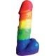 Rainbow Pecker Party Candle 7" 