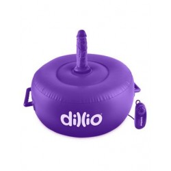 Dillio Purple - Vibrating Inflatable Hot Seat 
