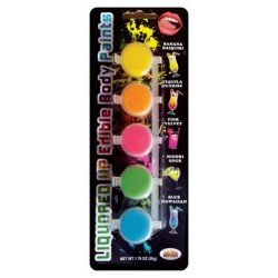 Liquored Up Edible Body Paints - 5 Assorted Flavors 