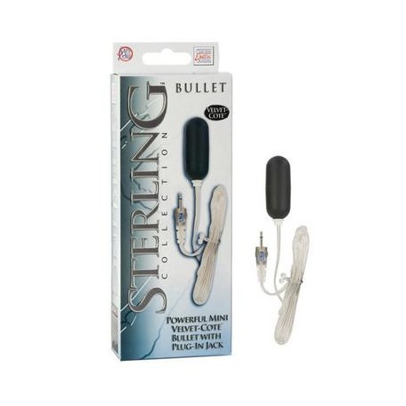 Sterling Collection Mini Velvet Cote Bullet With Plug In Jack 