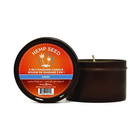 3-in-1 Crush Candle with Hemp - 6 Oz. 