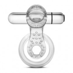 Stay Hard - 10 Function Vibrating Tongue Ring - Clear 