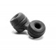 Silaskin Cock & Ball Ring and Stretcher - Black 