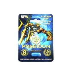 Poseidon Platinum 3500 Male Sexual Performance Enhancement - Single Pill 