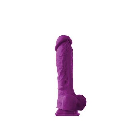 Coloursoft 8" Soft Dildo - Purple 