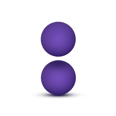 Luxe Double O Beginner Kegel Balls - Purple 